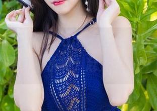 语画界 - 王馨瑶yanni海边新装图包，谁真有勇气下水啊，赶紧提醒一下！